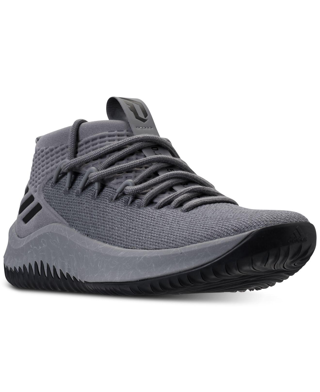 adidas Rubber Dame 4 Basketball Sneakers From Finish Line in  Grey/Black/Grey (Gray) for Men - Lyst