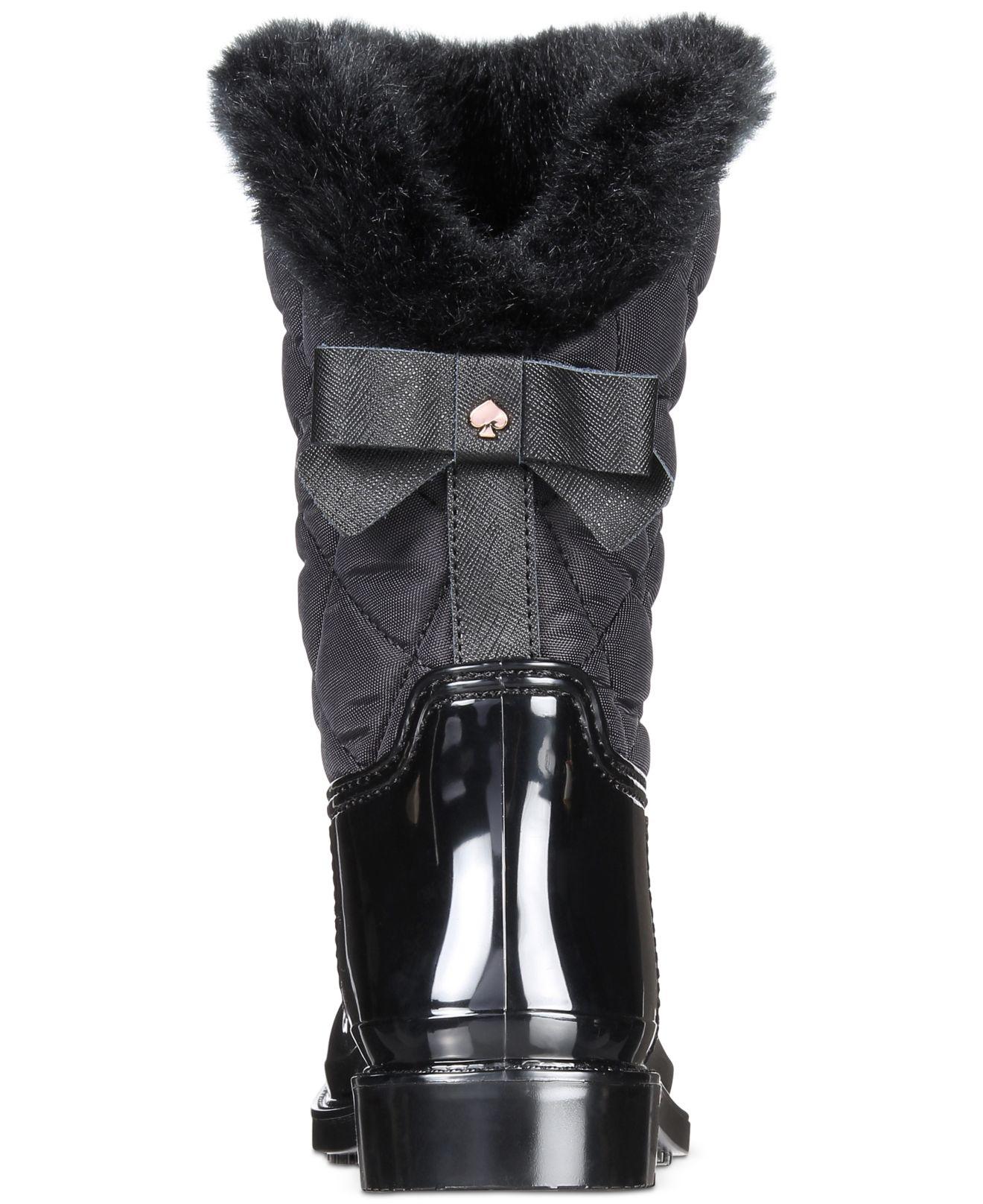 kate spade reid quilted boots