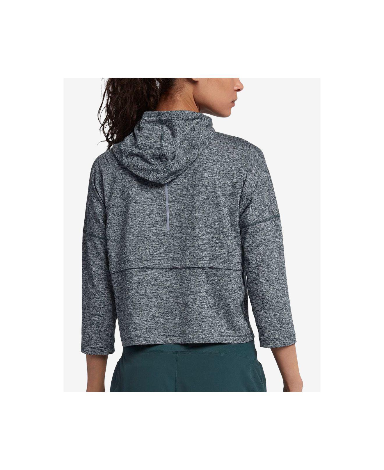 nike dry element cropped hoodie