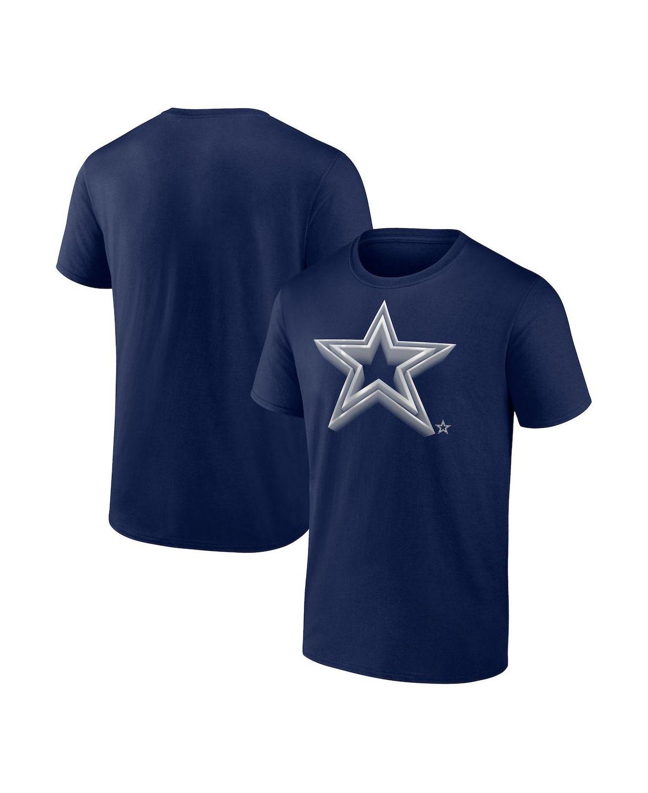 Men's Fanatics Branded Navy Dallas Cowboys Big & Tall Thermal Long Sleeve  T-Shirt