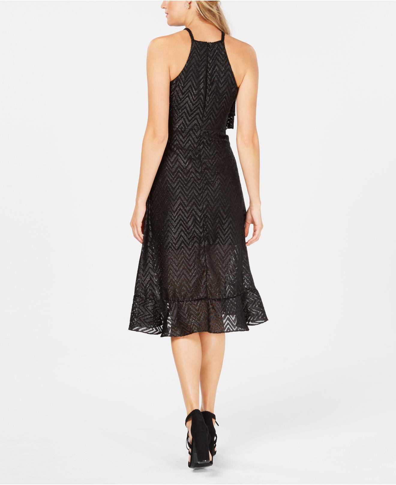 kensie ruffled popover dress