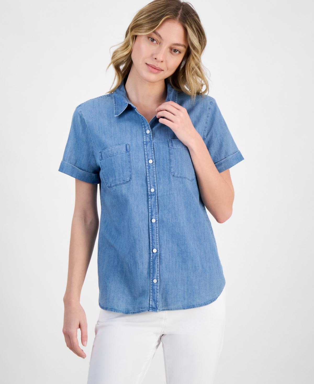 Camp Shirt Shirt Dress Macys Lauren Ralph Lauren Women's Print