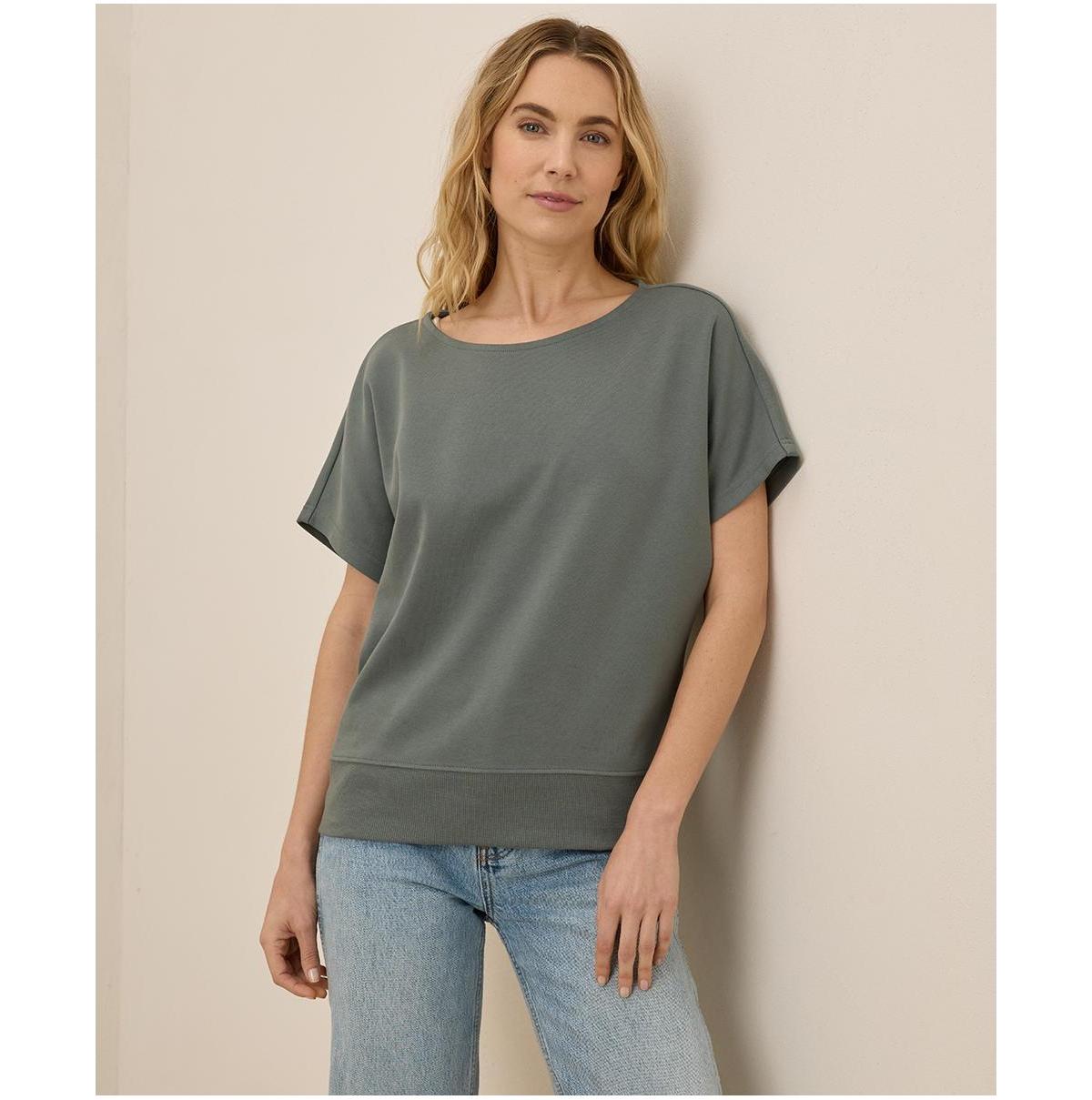 売れ筋商品|||パクト カットソー トップス レディース Women's Organic Cotton Airplane Dolman Top Castor grey Pact Women's Organic Cotton Airplane Dolman Top - Macy's