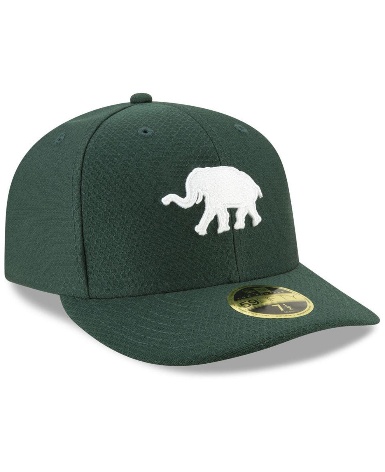KTZ Oakland Athletics Batting Practice Low Profile 59fifty-fitted Cap in  Green for Men