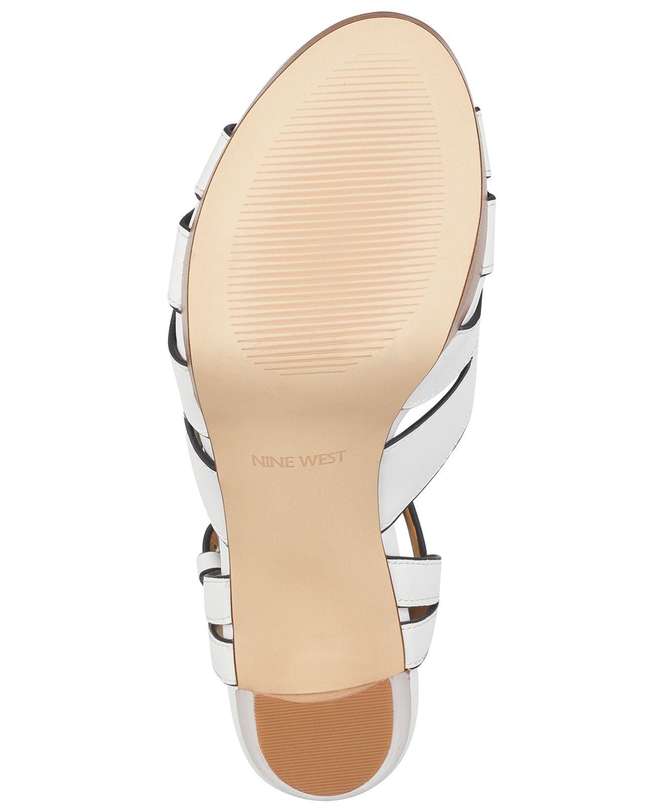 nine west delilah platform sandals