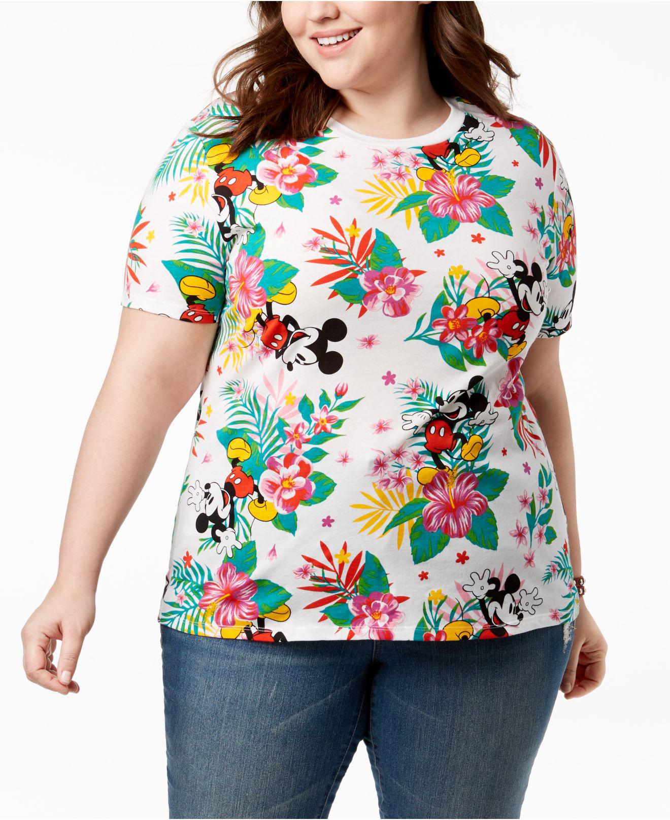 Disney Cotton Plus Size Mickey Mouse 