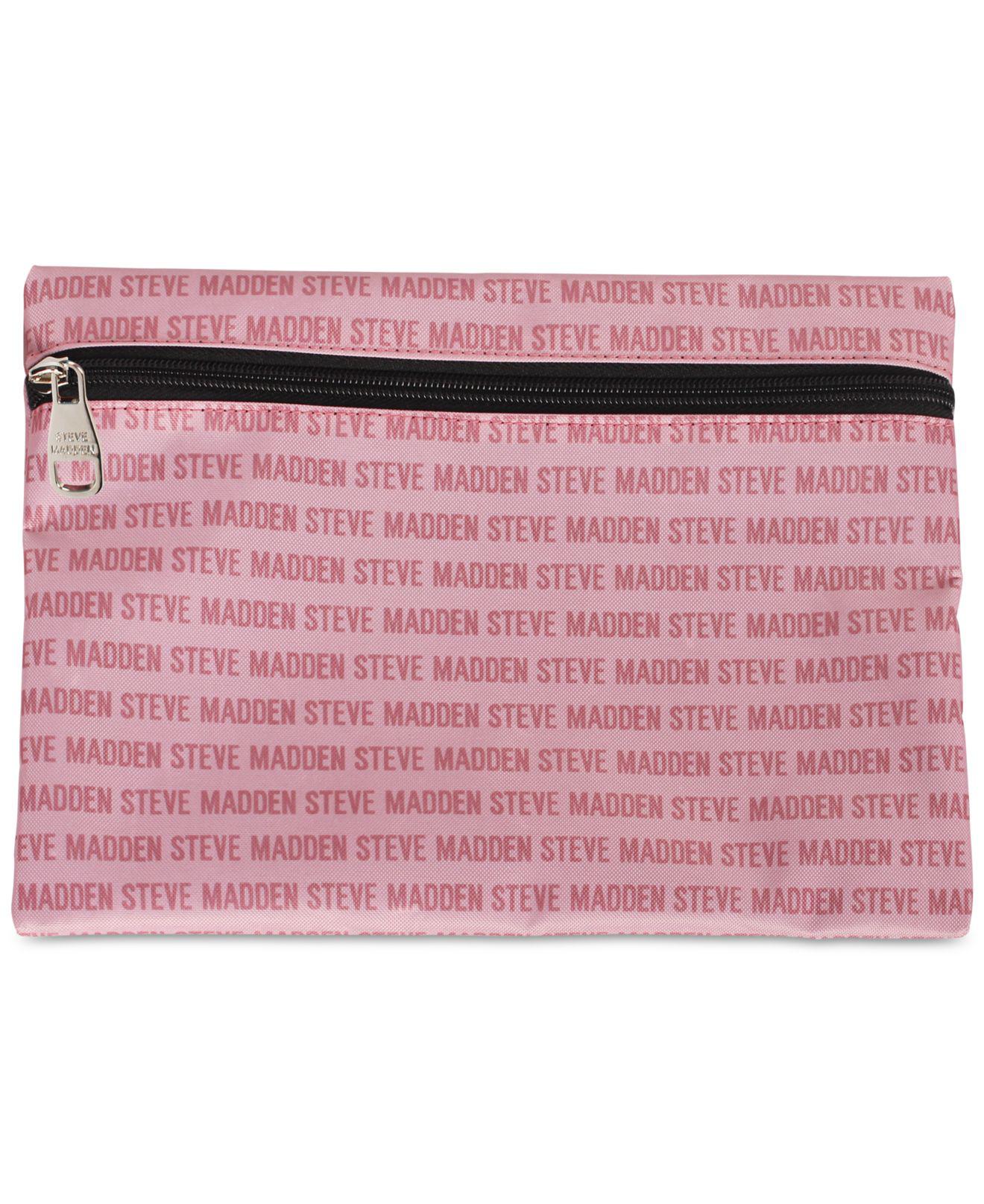 steve madden luggage pink