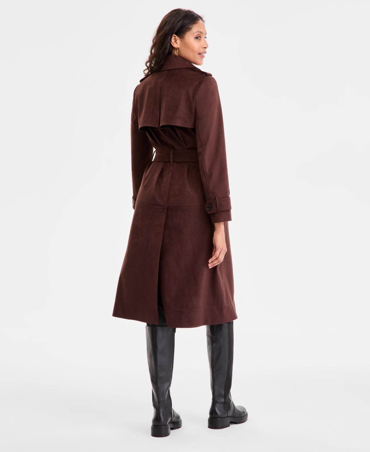 BCBGMAXAZRIA 羊皮 ベルト付きトレンチコート S BCBG BCBGMAXAZRIA 