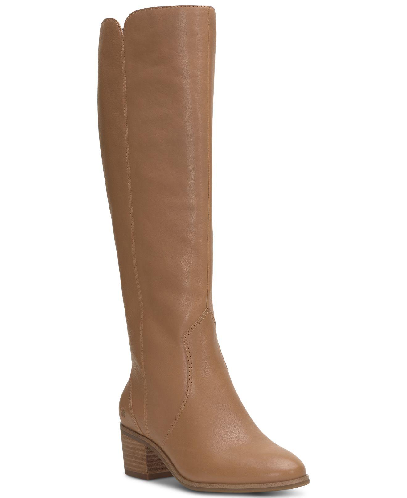 Lucky Brand Cashlin Tall Western Boots in Brown | Lyst