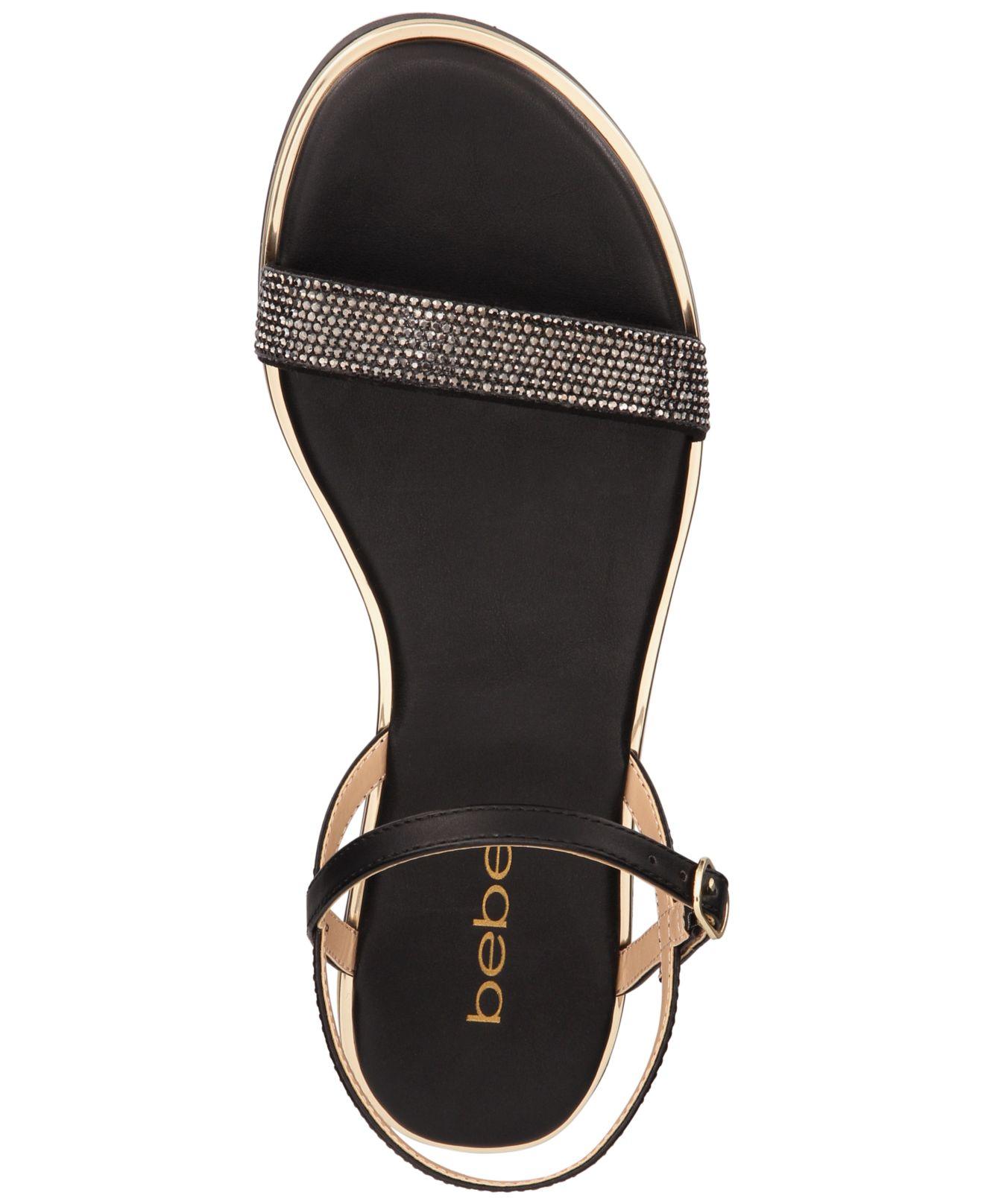 bebe brilynn flat sandals