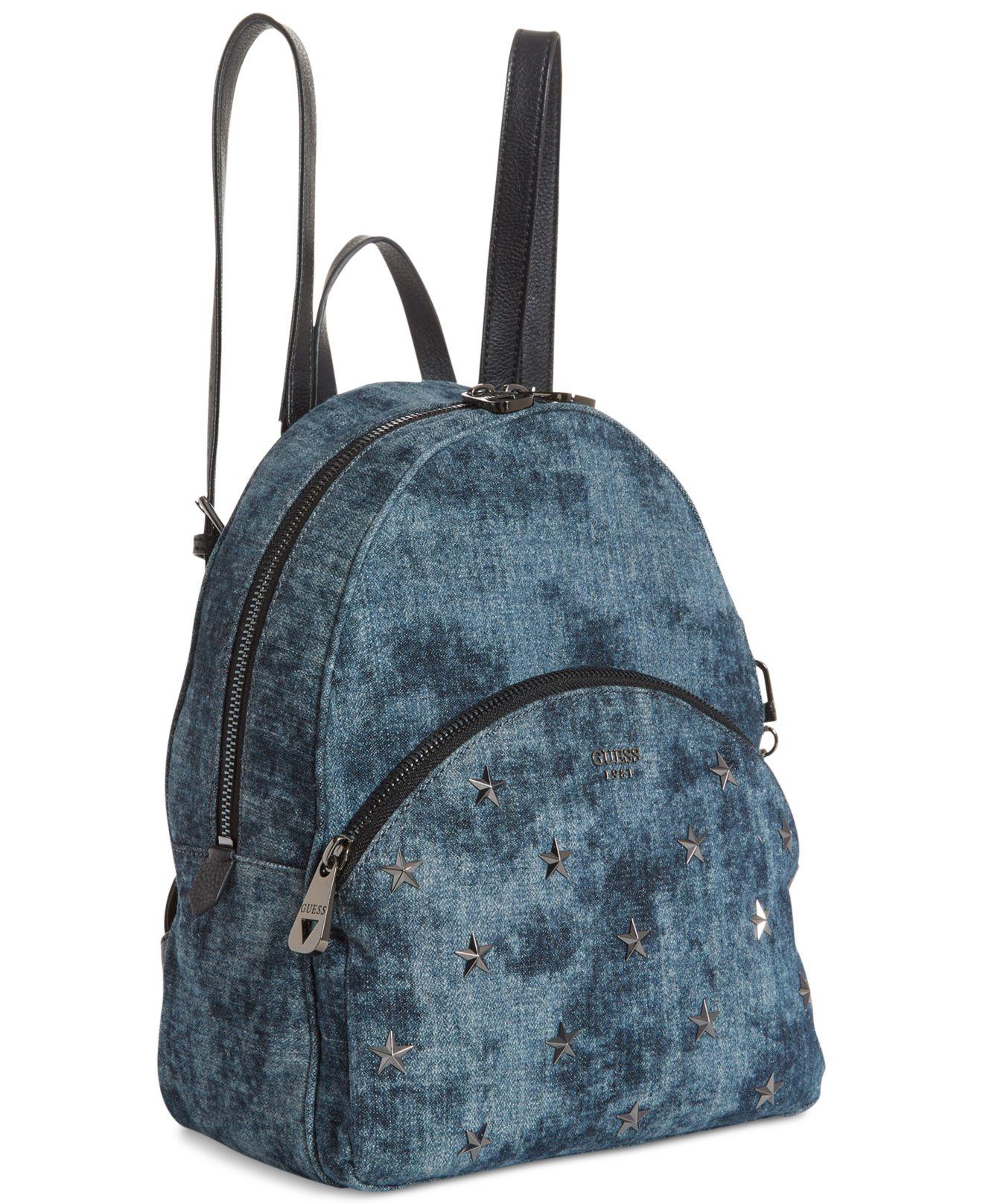 guess backpack denim