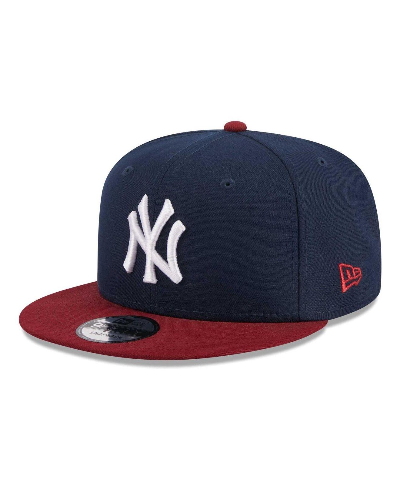 New York Yankees Mitchell & Ness Bases Loaded Fitted Hat - Navy/Gray