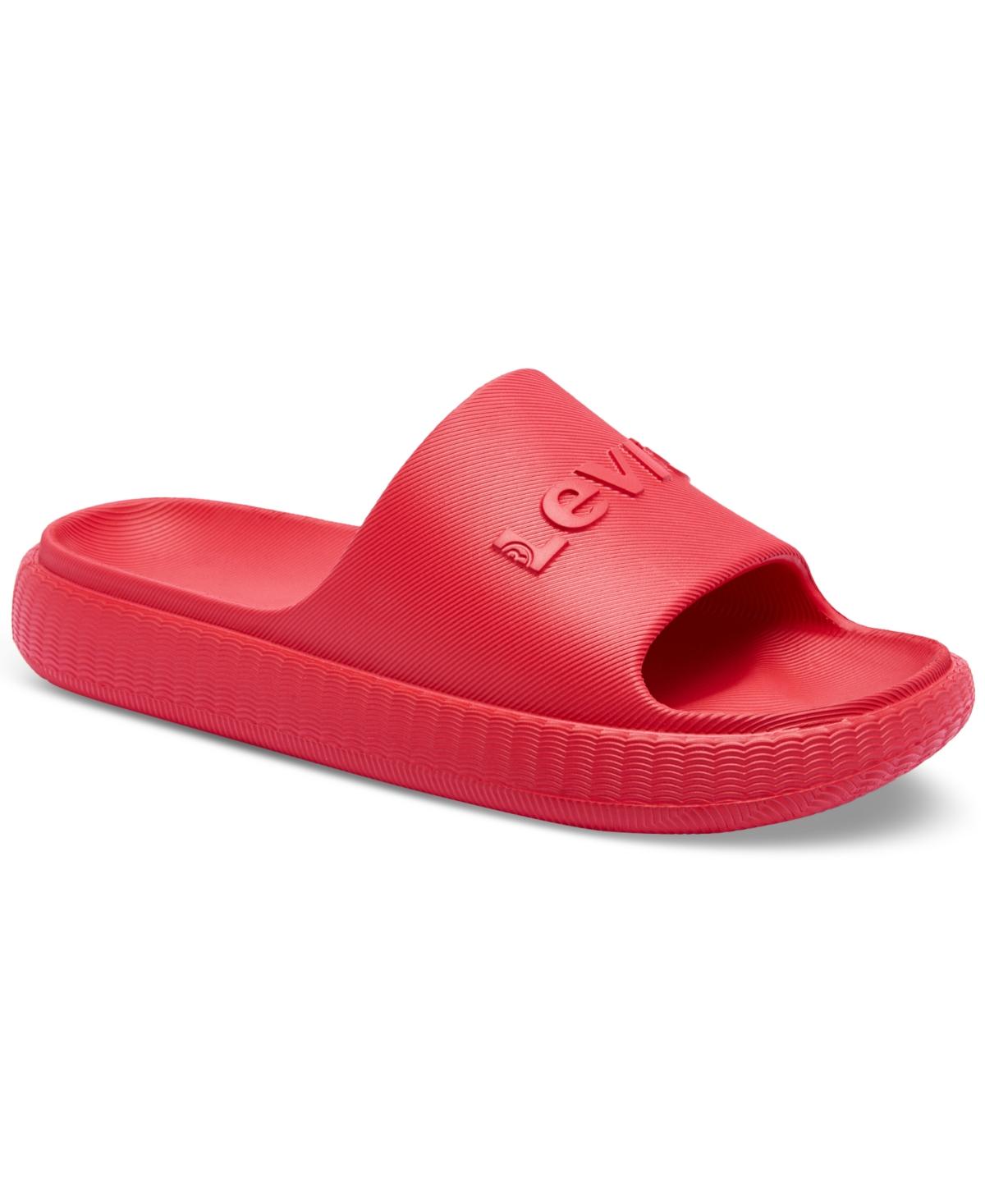 Levi Red Men’s Italian Leather Sandals Shoes for Men Davinci 2443 Men main image 2