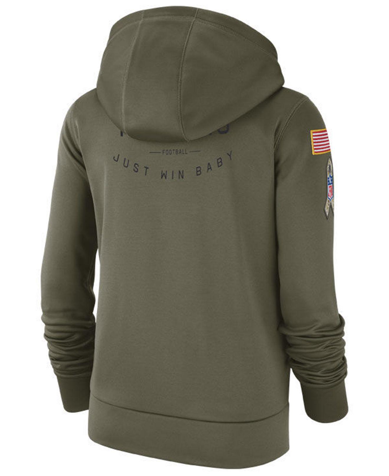 raiders salute to service hoodie