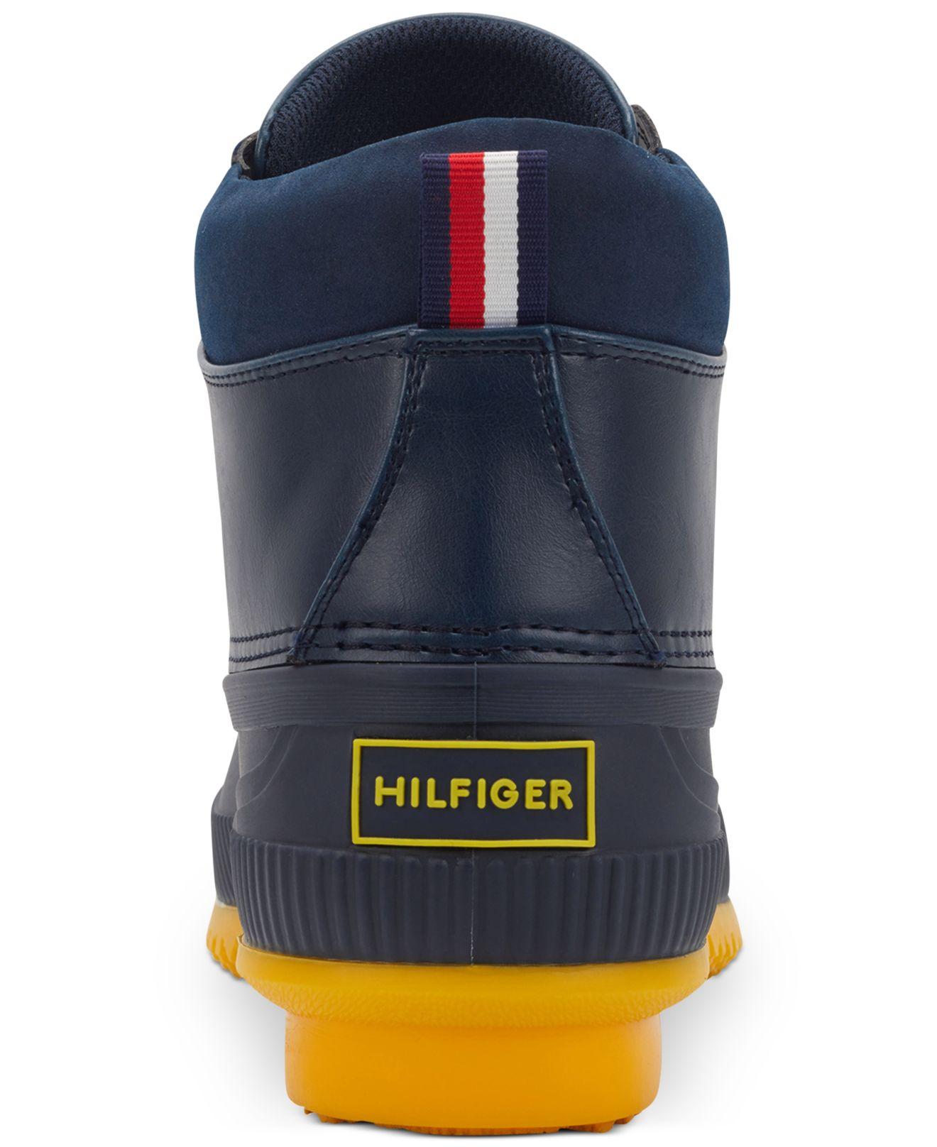 Tommy Hilfiger Synthetic Celcius Duck Boots in Navy Yellow (Blue) for Men -  Lyst