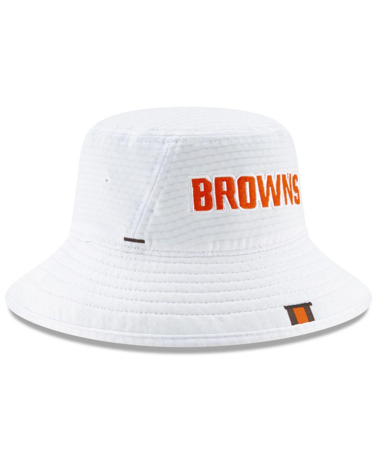 nfl browns bucket hat