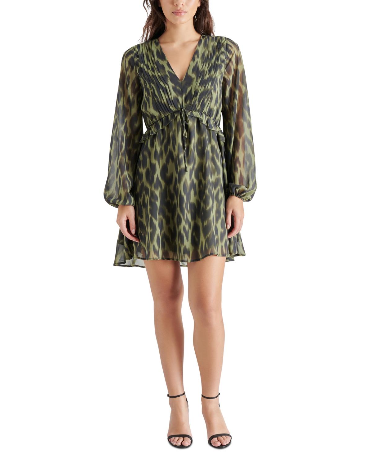 slim fit dress slacks Bb Dakota by Steve Madden Rhea Dress in Green Moss
