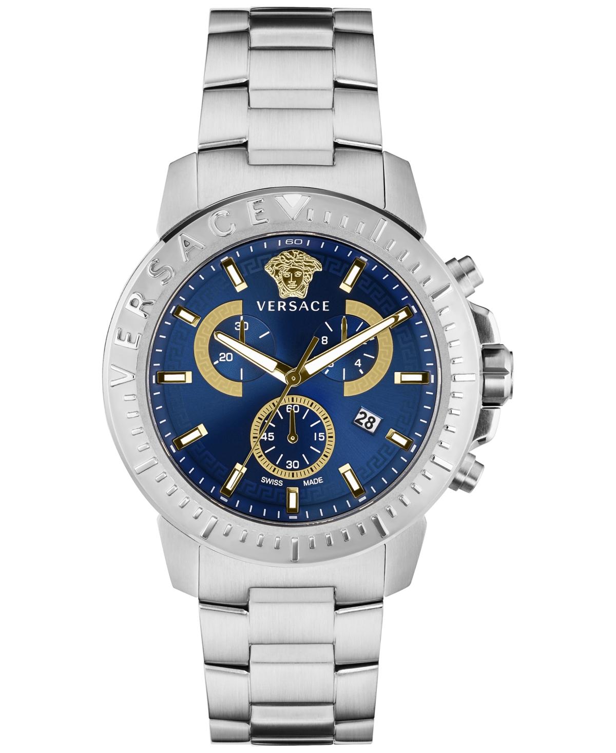 Versace Gray Stainless Steel Dress Watch main image 1