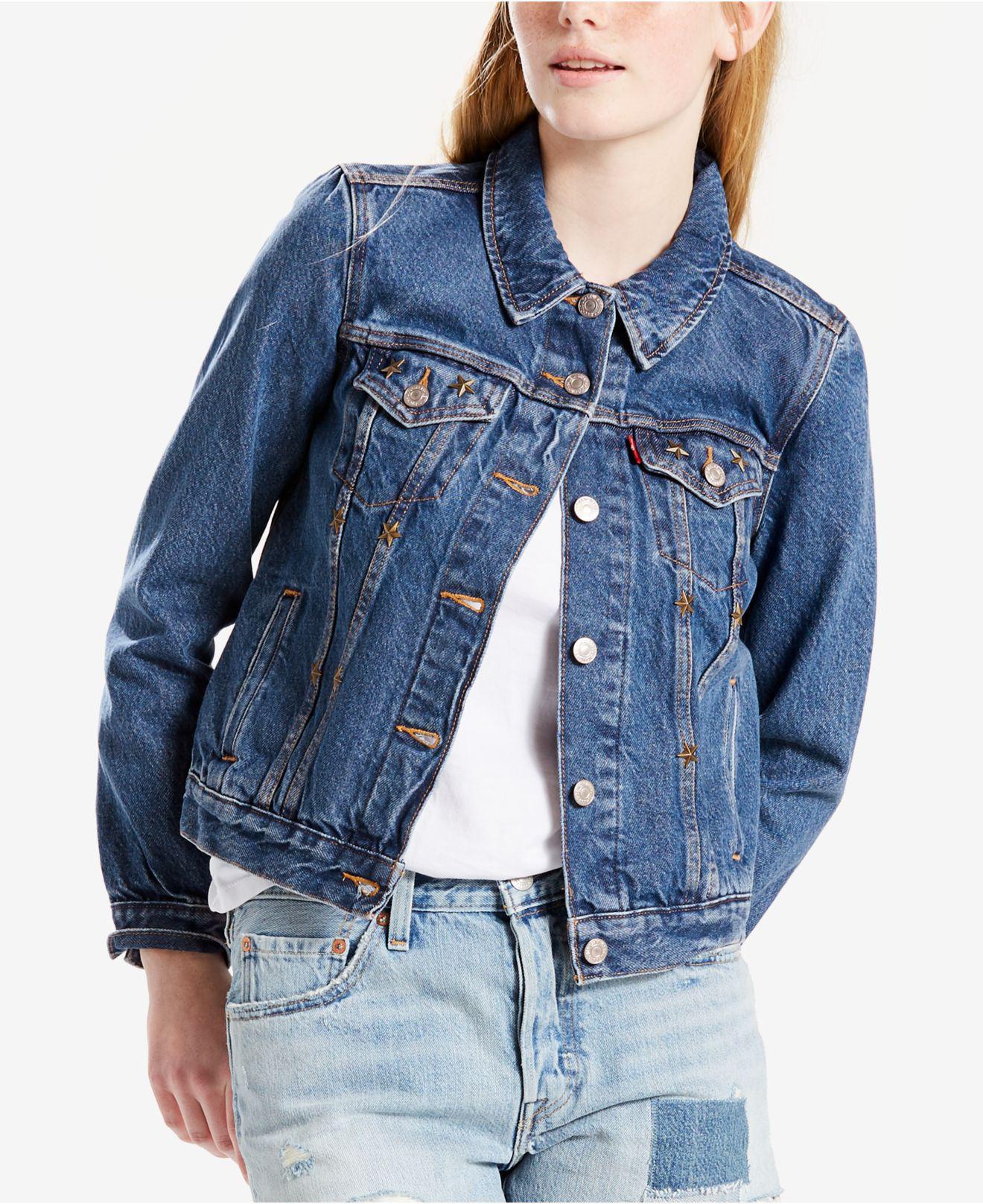 macys levis trucker jacket