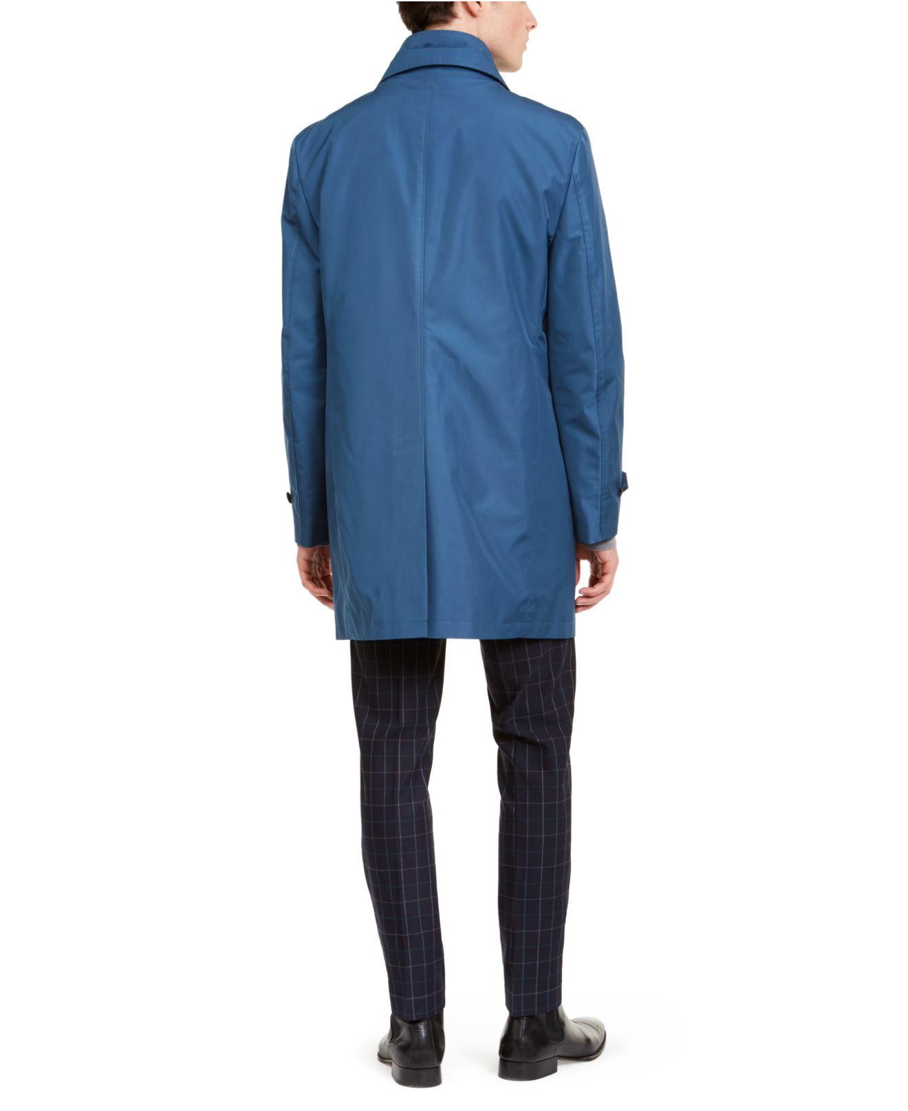 mens modern raincoat