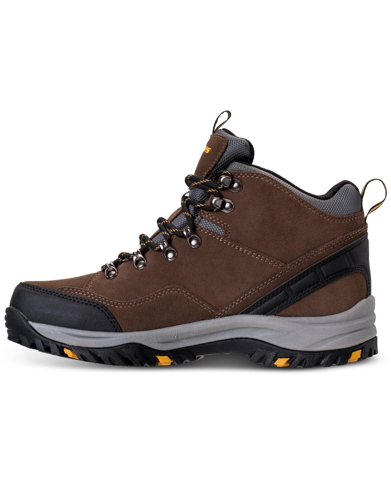 skechers men's relaxed fit relment pelmo hiking boot