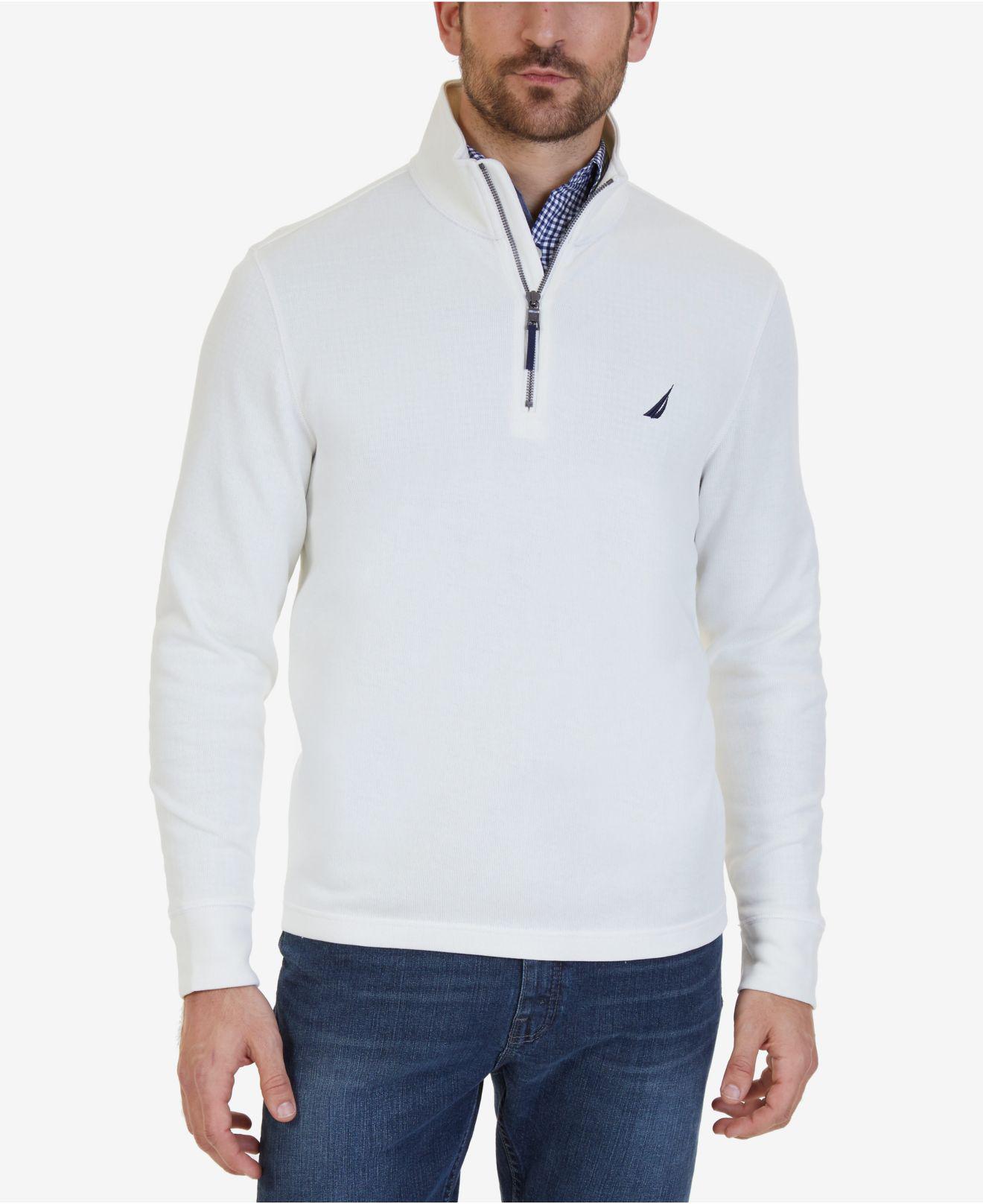 nautica quarter zip sweater