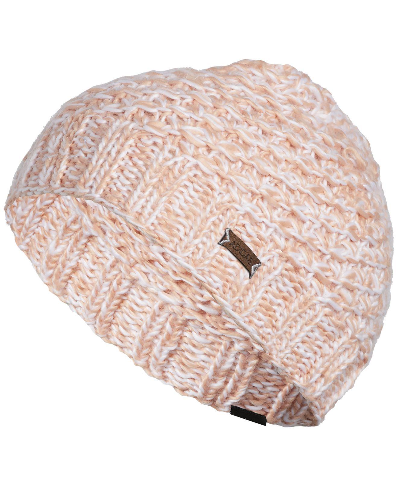 light pink adidas beanie