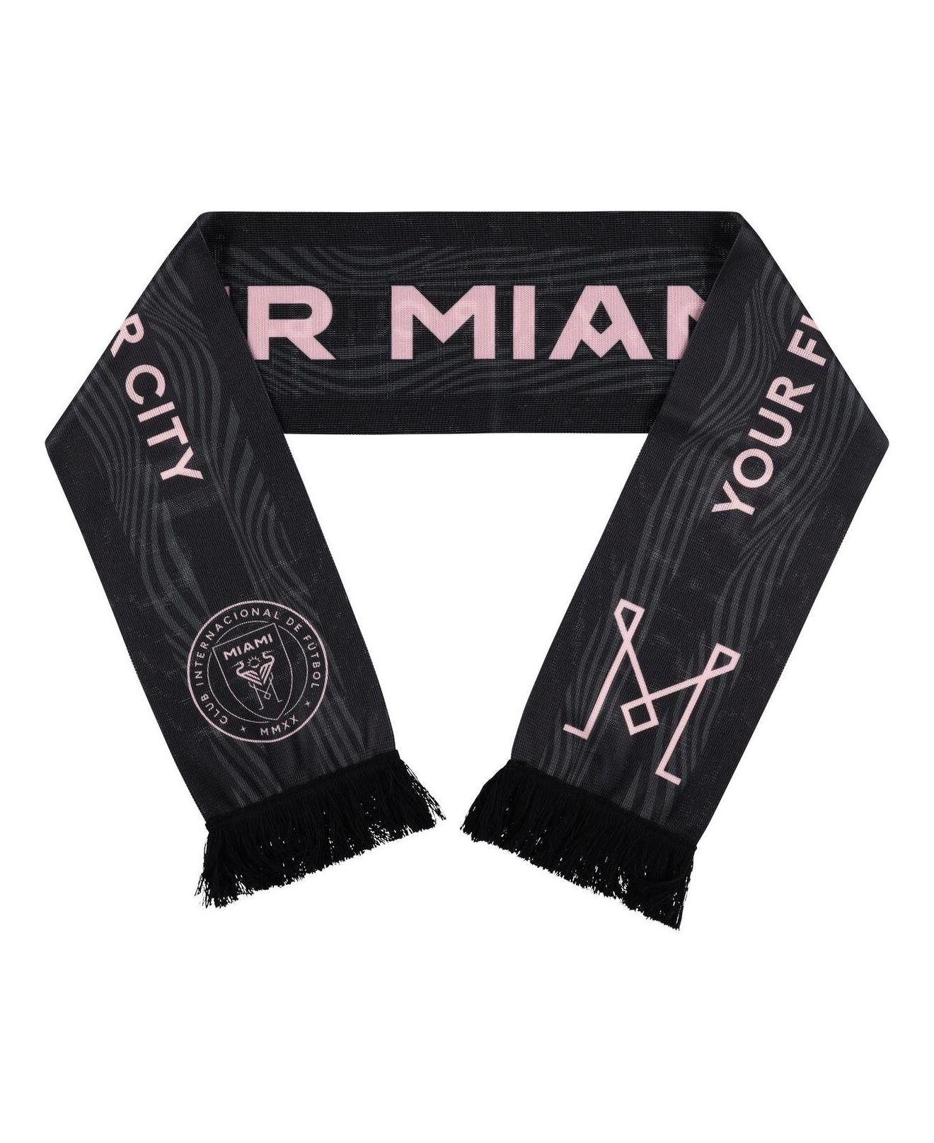 Ruffneck Scarves Inter Miami Cf Jersey Hook Reversible Scarf in Black