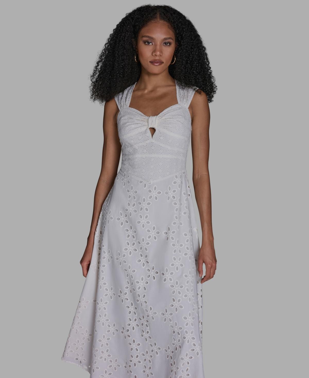 bcbgmaxazria cotton eyelet mini dress BCBGMAXAZRIA Cotton Eyelet Mini Dress