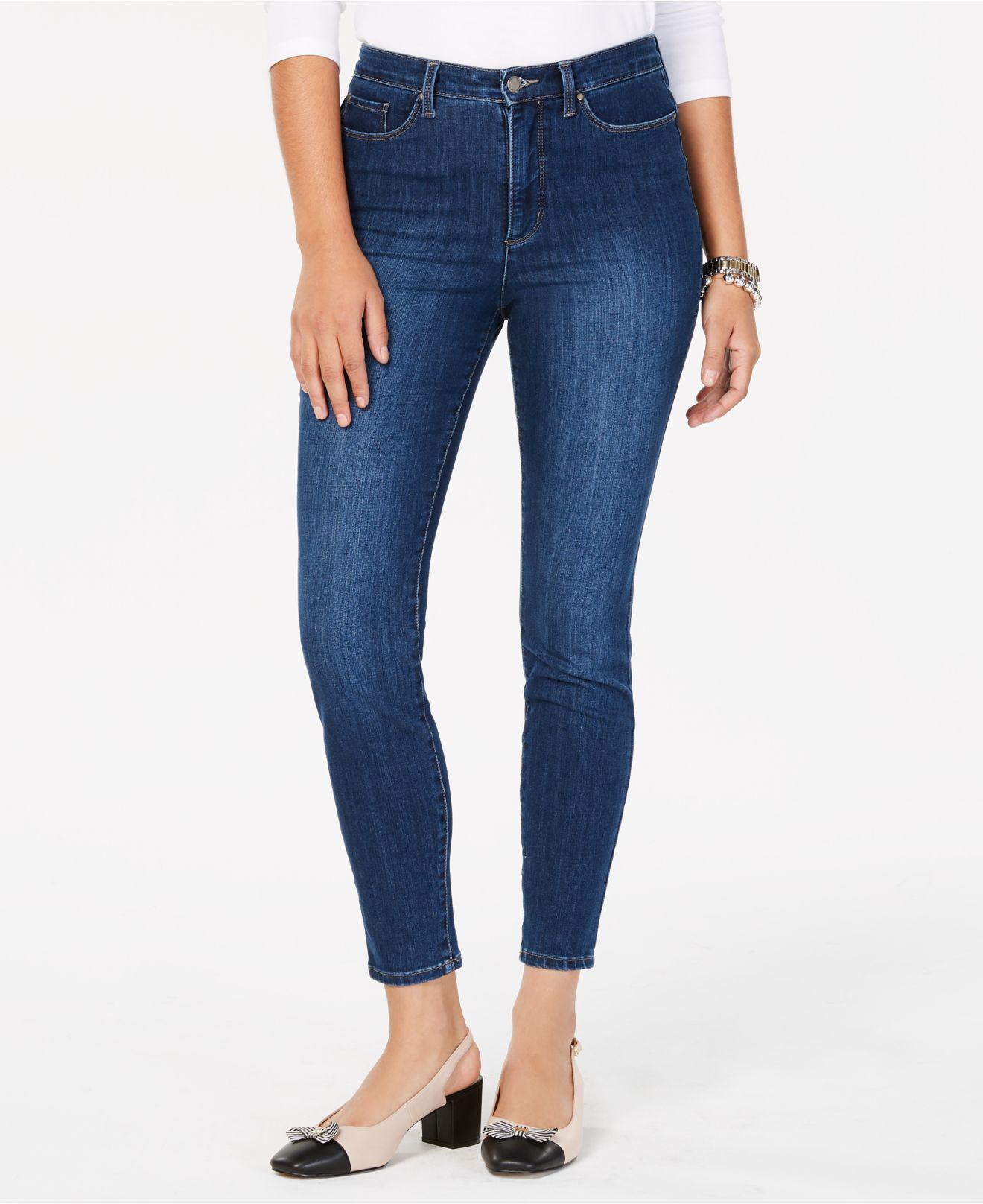 fvwitlyh Tummy Control Jeans for Women Women's Lift Super Comfy Stretch  Denim Skinny Jeans