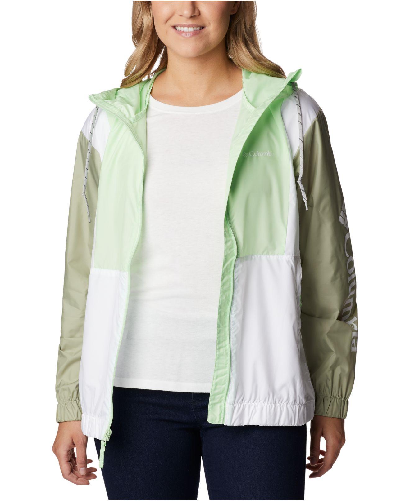 Columbia Lily Basin? Colorblocked Jacket in Green Lyst