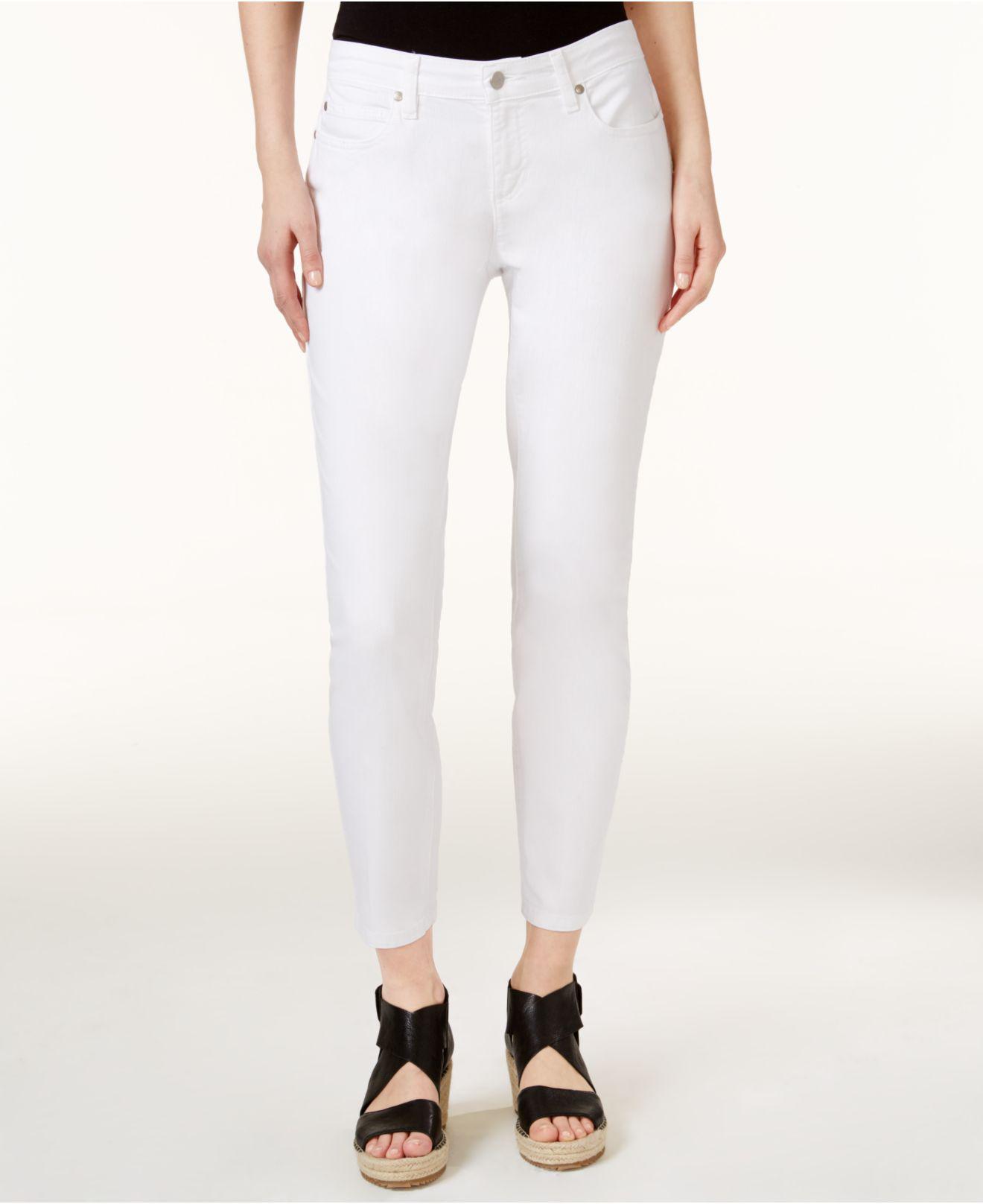 eileen fisher white jeans