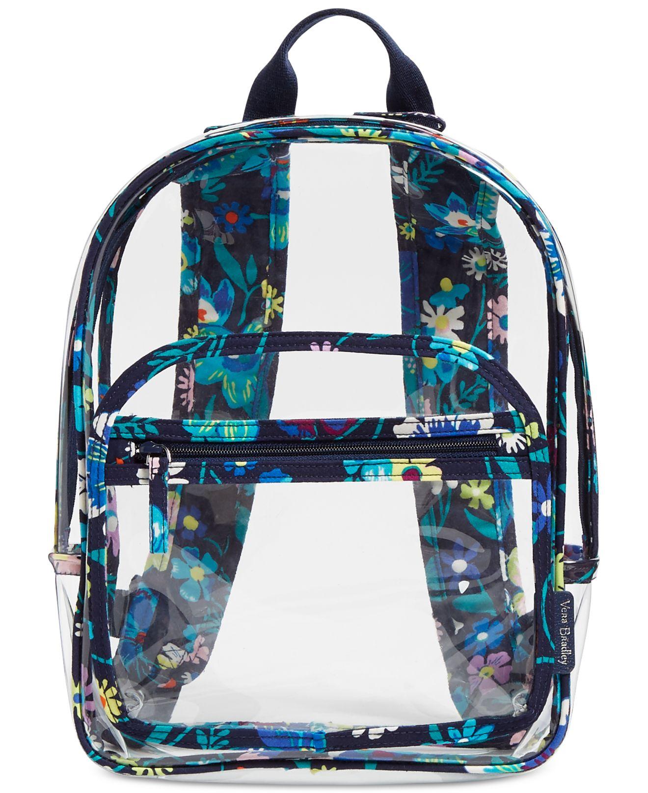 Vera Bradley Clearly Colorful Stadium Backpack In Blue Lyst
