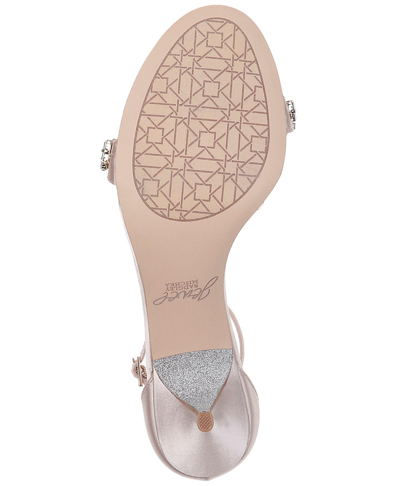 dash embellished halo strap sandal jewel badgley mischka