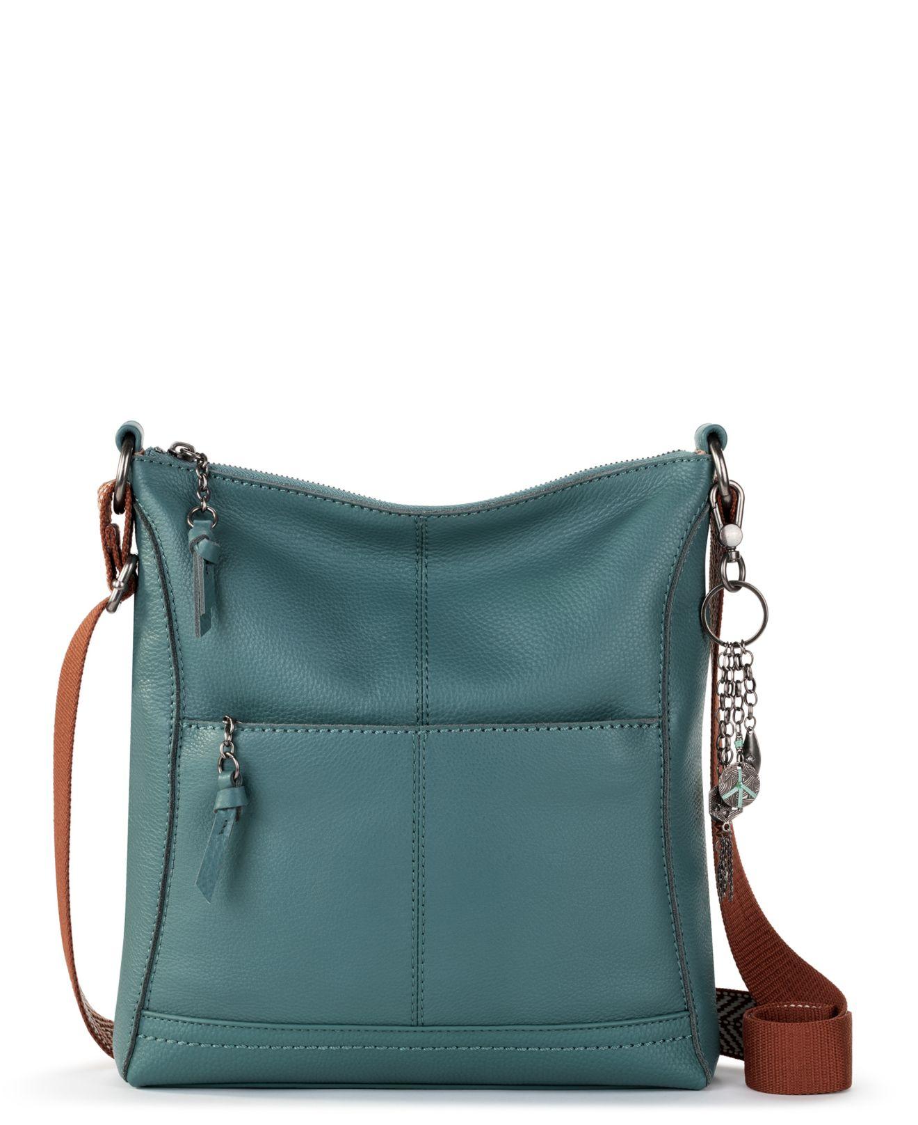 The Sak Lucia Leather Crossbody in Green Lyst