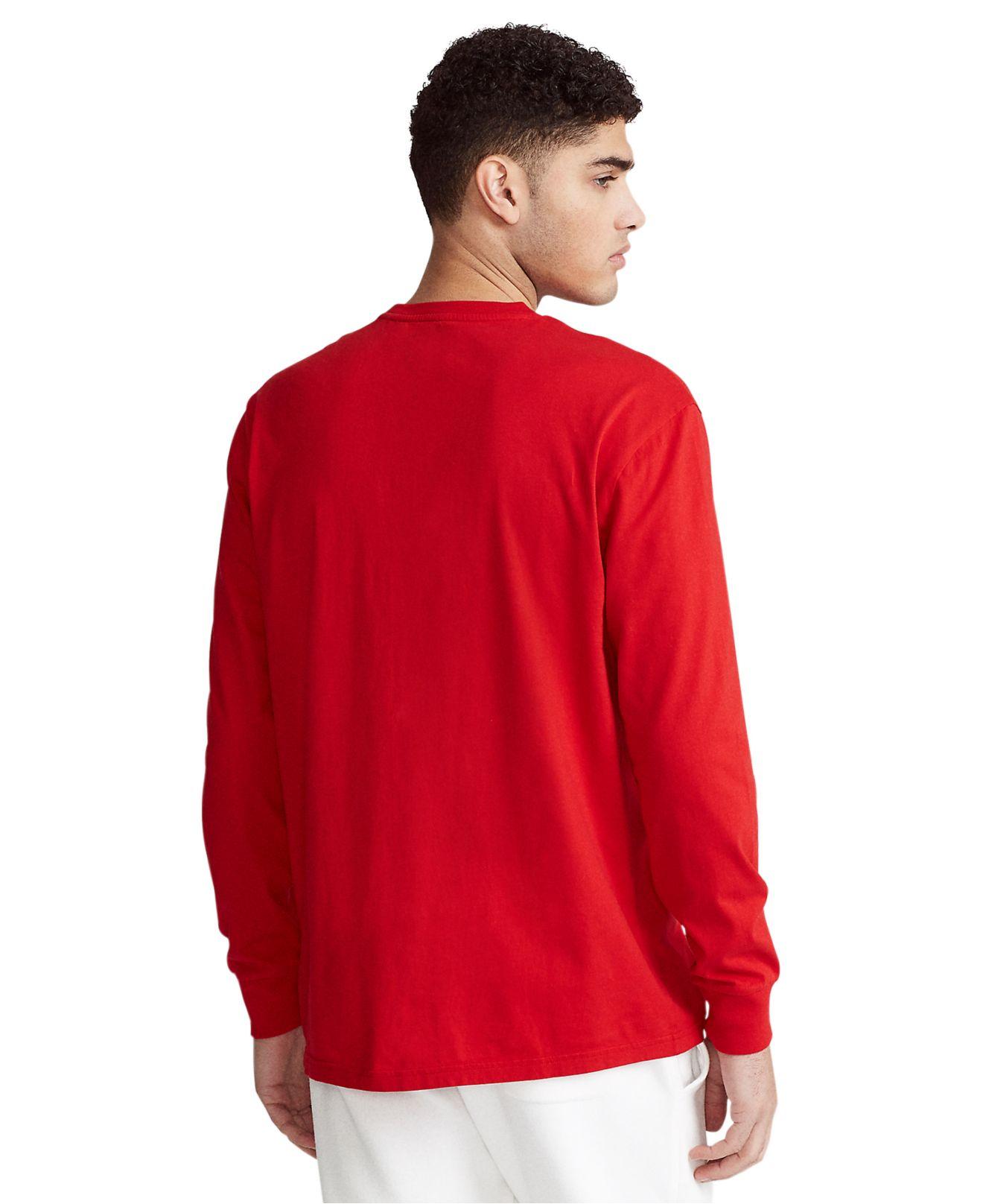 Polo Ralph Lauren Big & Tall Cotton Jersey Graphic T-shirt in rl Red (Red) for Men - Lyst