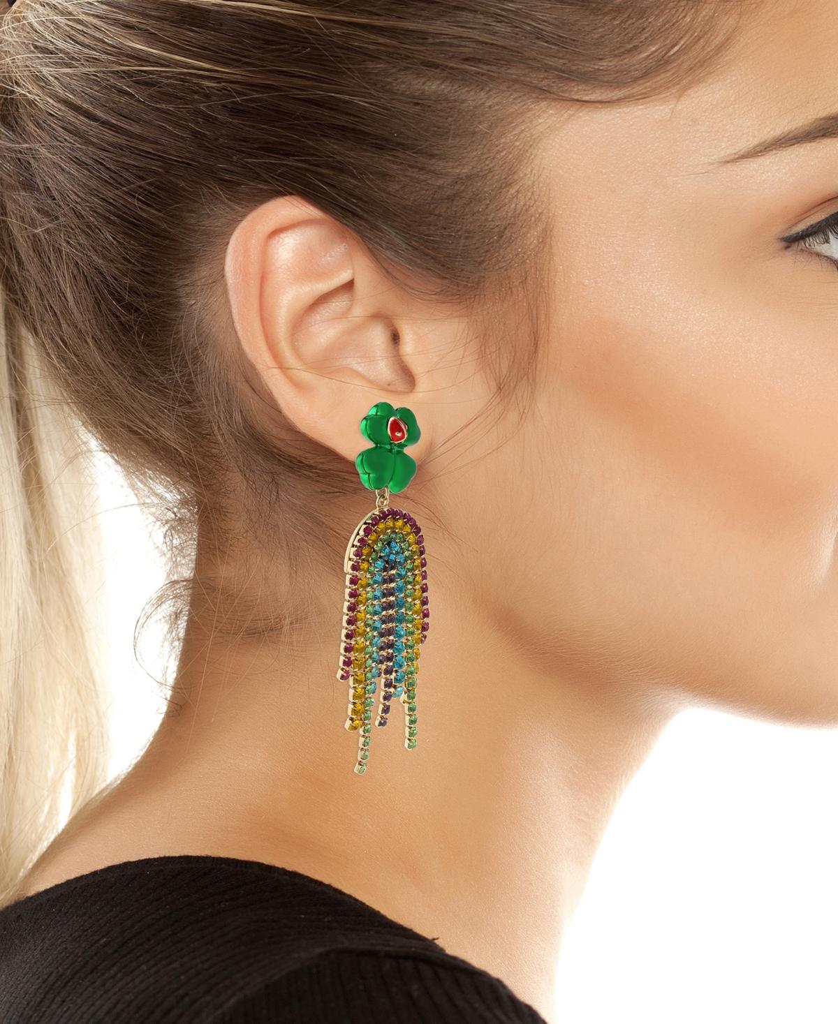 Anastasia Necklace Orecchini Betsey Johnson A Fiocco Di Neve Con Strass – Perfetti Per Il Natale! Orecchini Swarovski - Foto 6