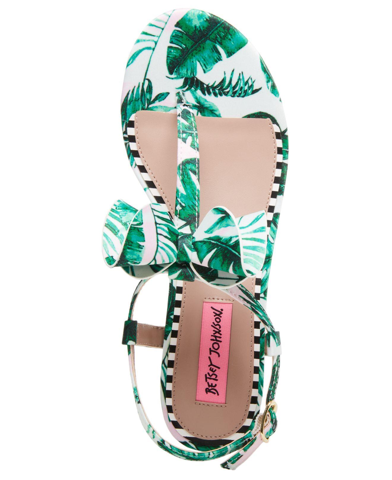 betsey johnson austen flat sandals