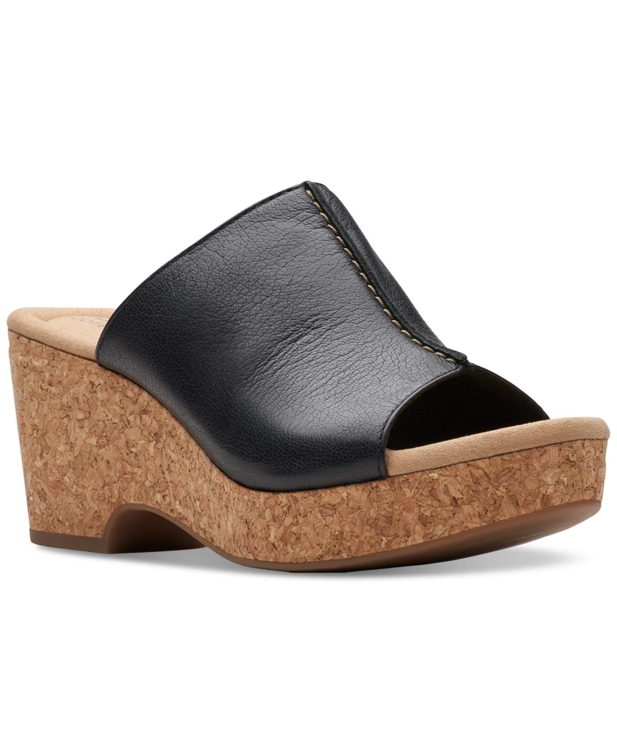 Clarks platform wedge sandals online