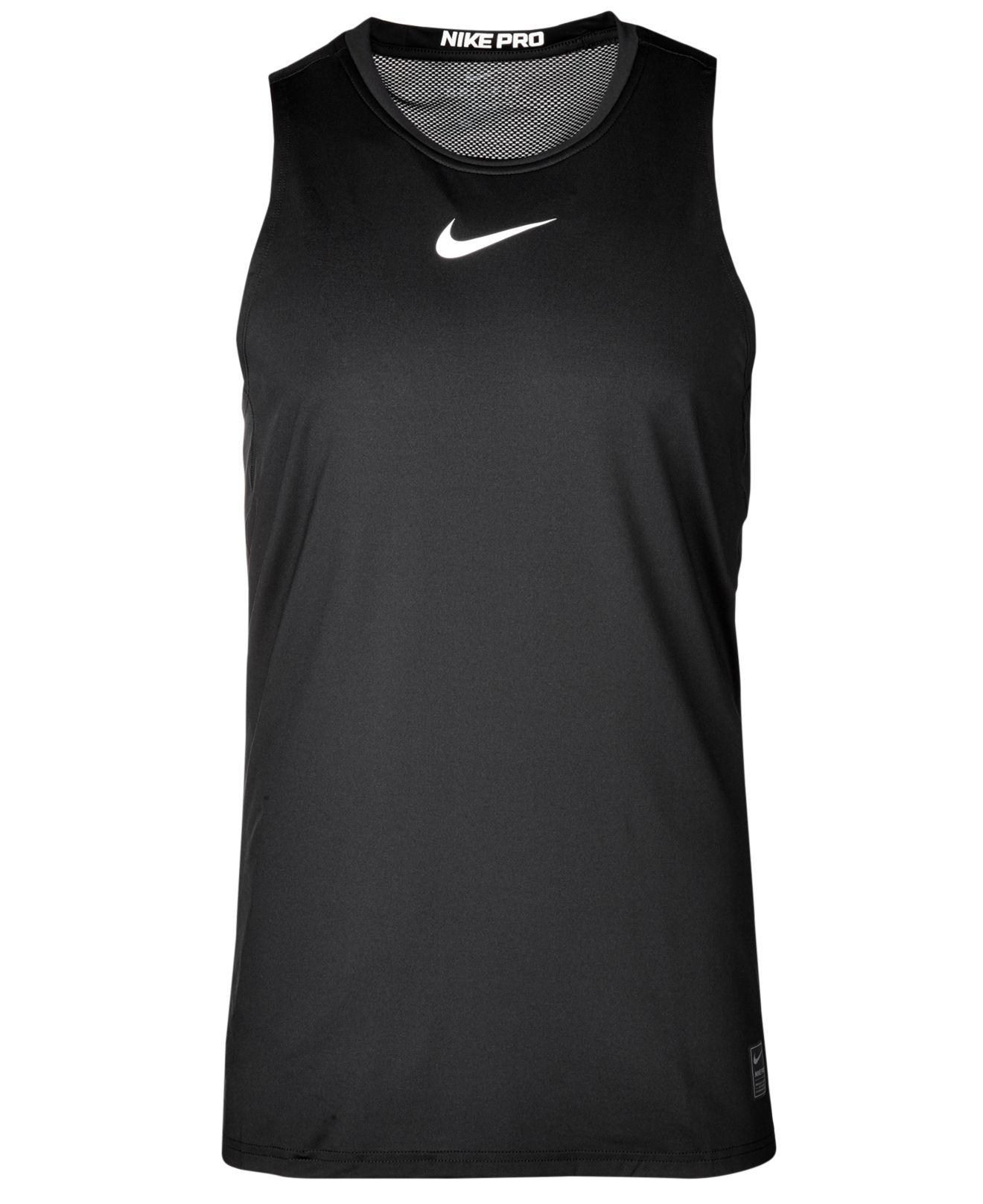 men's sleeveless fitted top nike pro