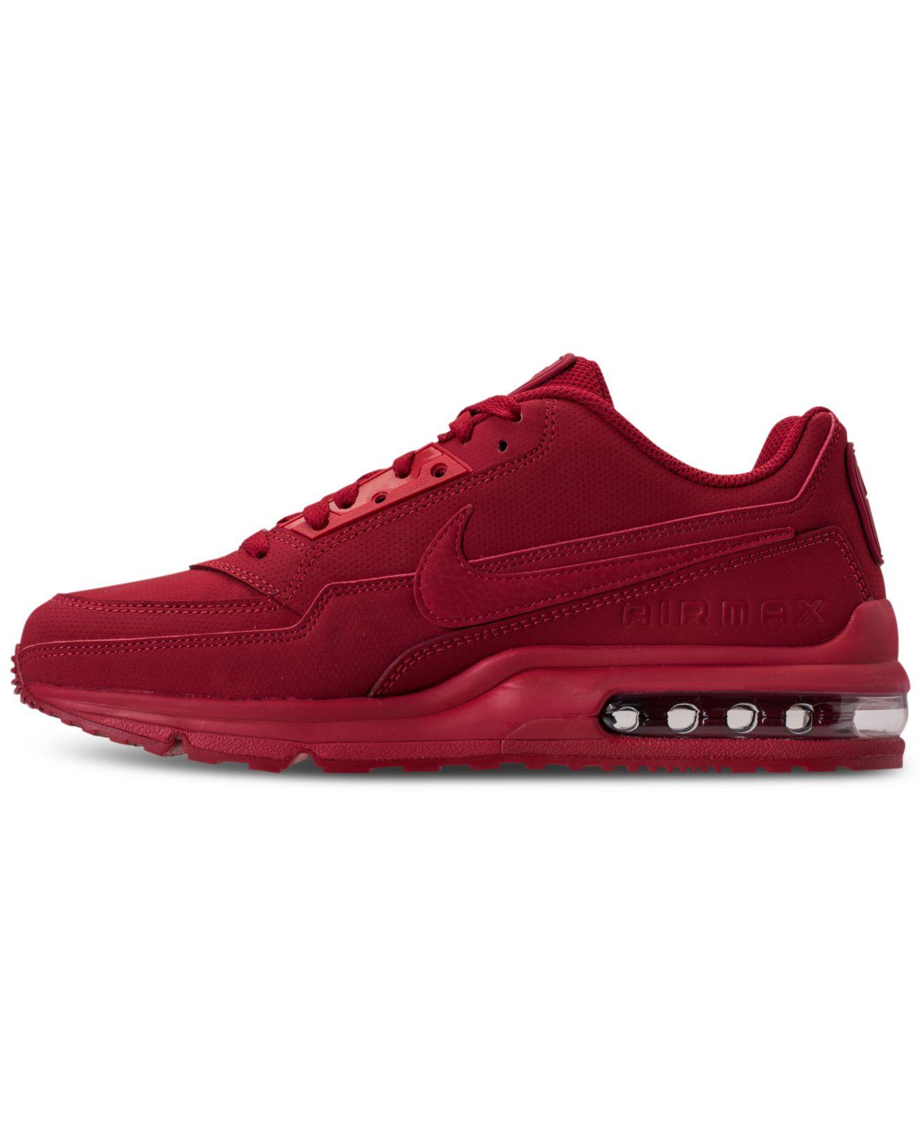 Nike Men's Air Max LTD 3 Casual Shoes - White/University Red/Black