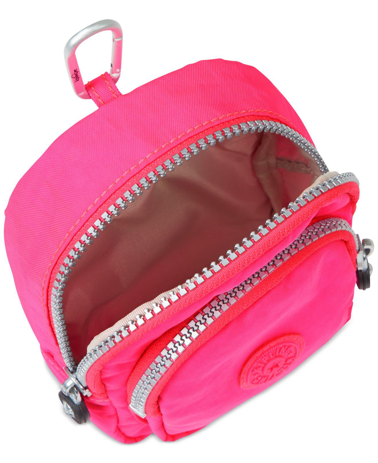 Kipling Synthetic Kami Key Chain Mini Bag in Pink - Lyst