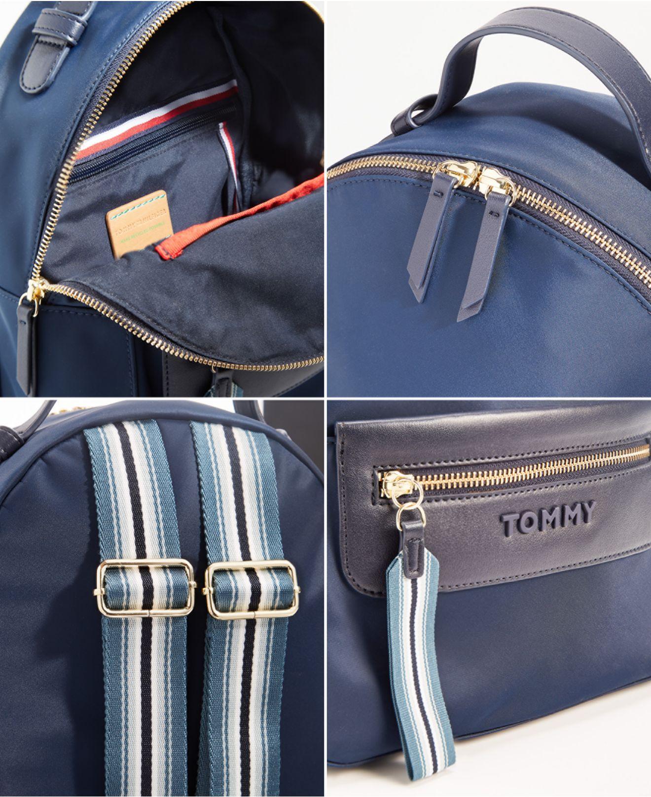 Tommy Hilfiger Emily Nylon Backpack in Blue | Lyst