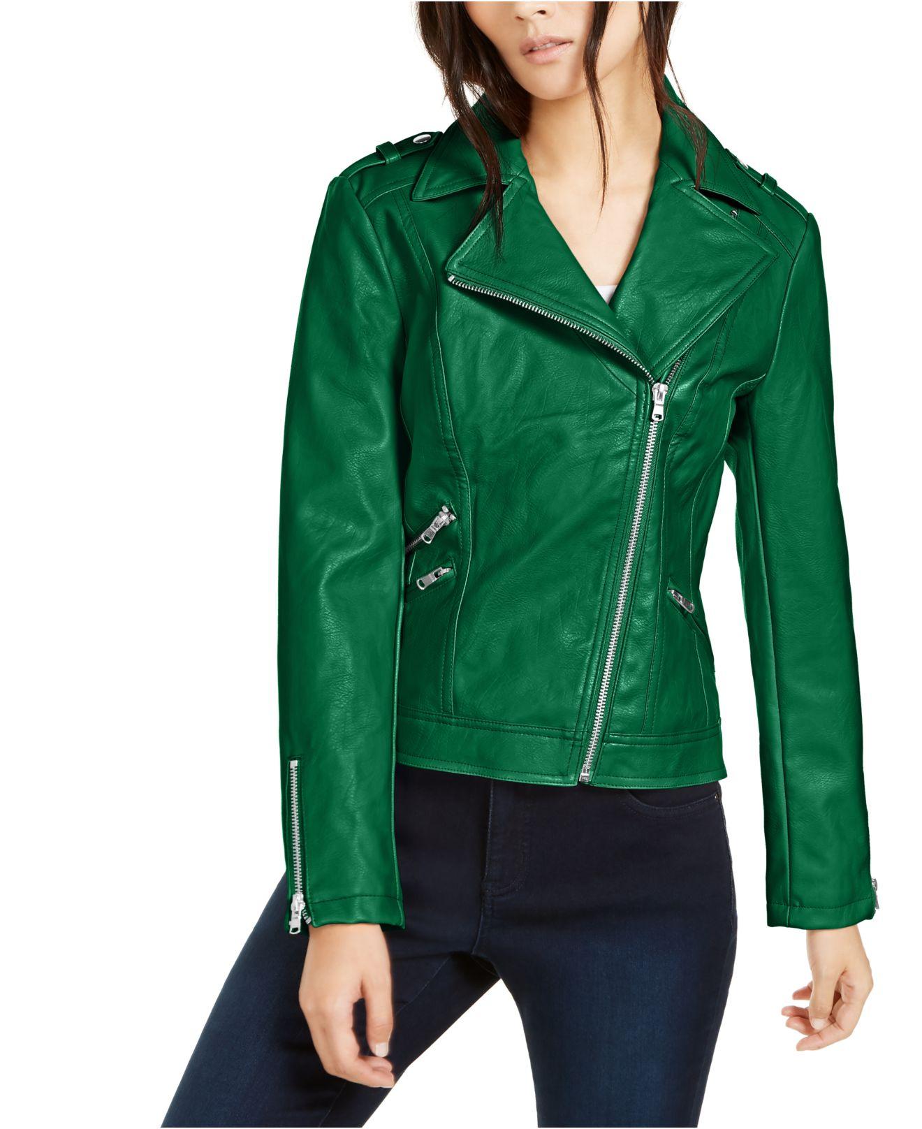 inc faux leather jacket