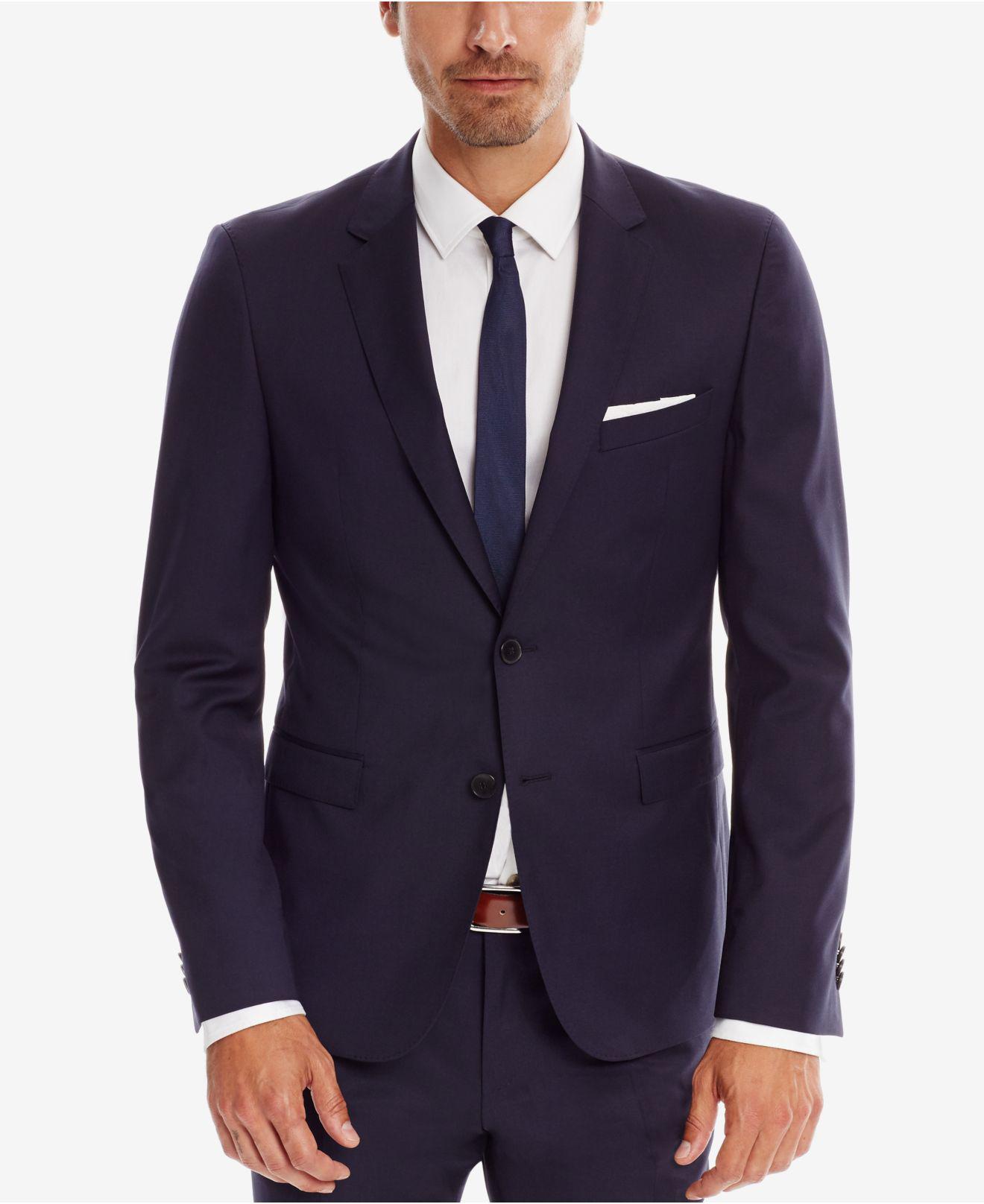 BOSS by Hugo Boss Men's Extraslimfit Super 120 Italian Virgin Wool