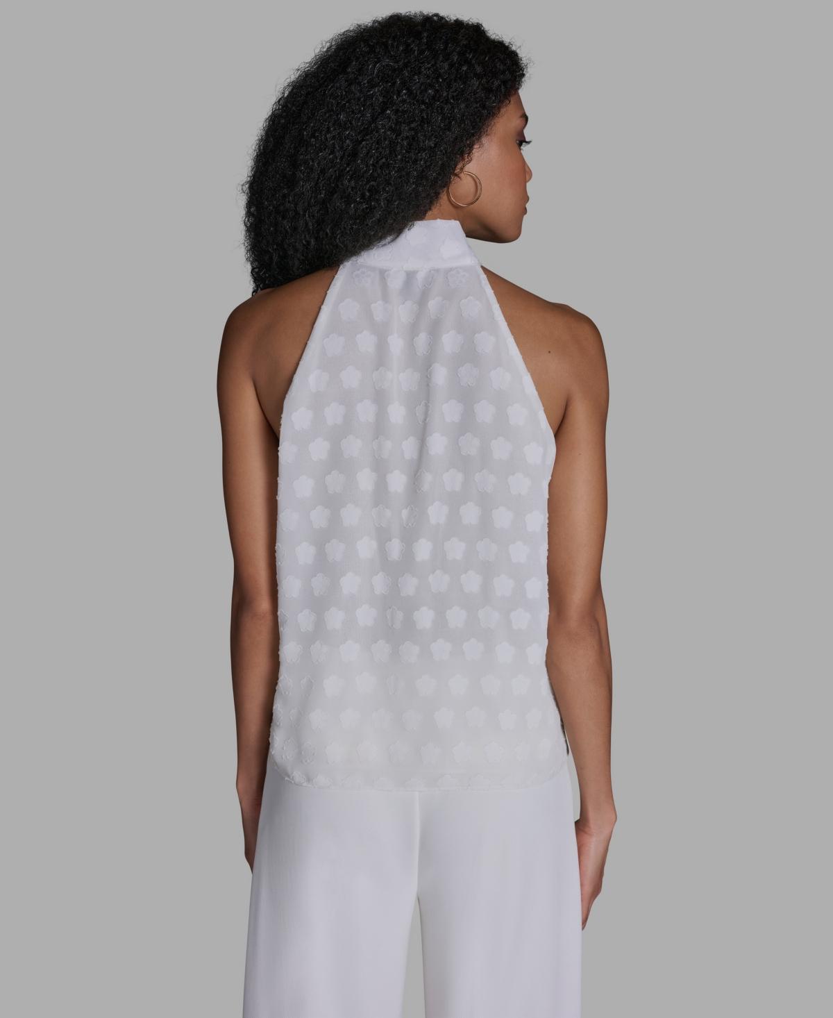 Blouse Femme BCBGMAXAZRIA - Taille L - Manches Longues - Dos Nœud - Neuve Avec Étiquettes