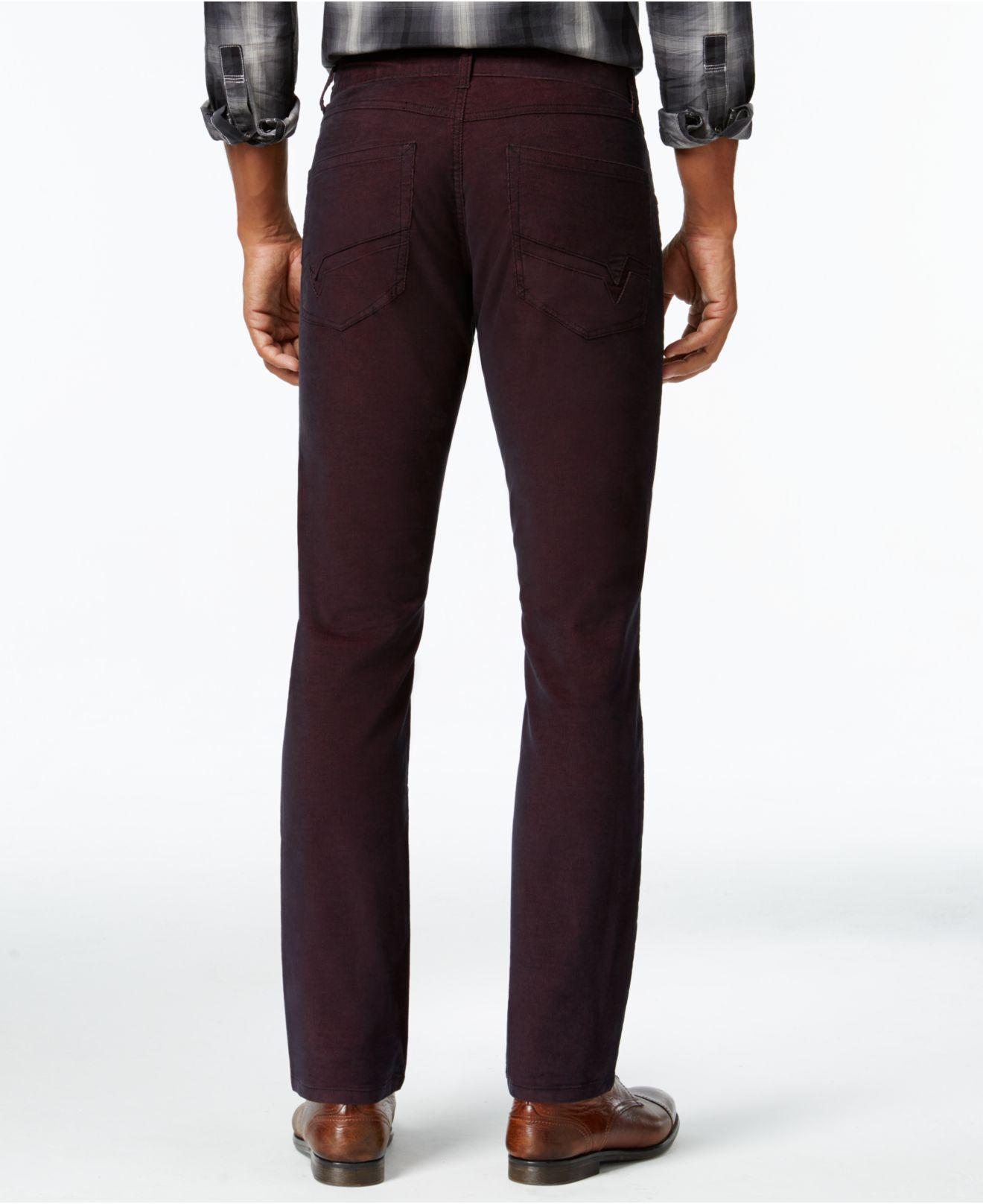 slim fit corduroy pants
