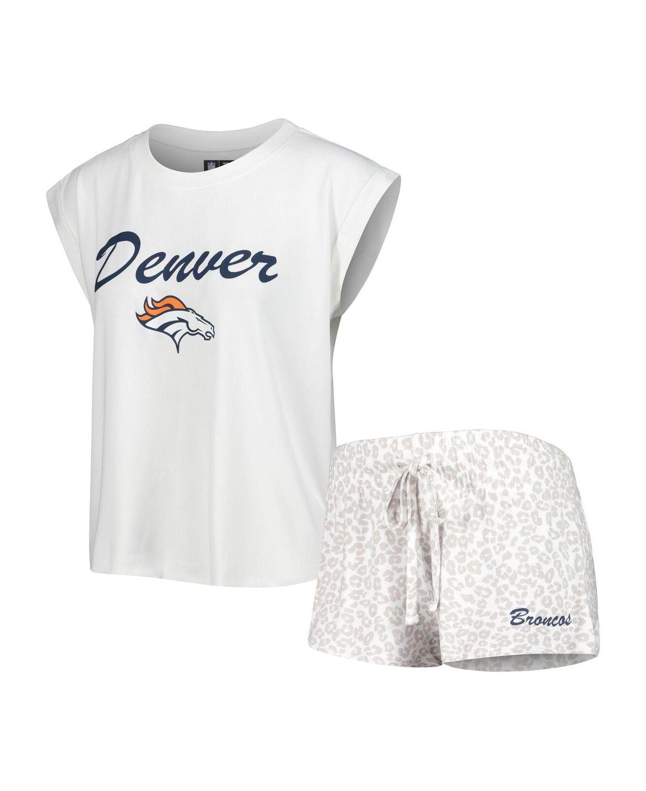 Lids Philadelphia Eagles Concepts Sport Women's Plus Downfield T-Shirt &  Shorts Sleep Set - White/Black