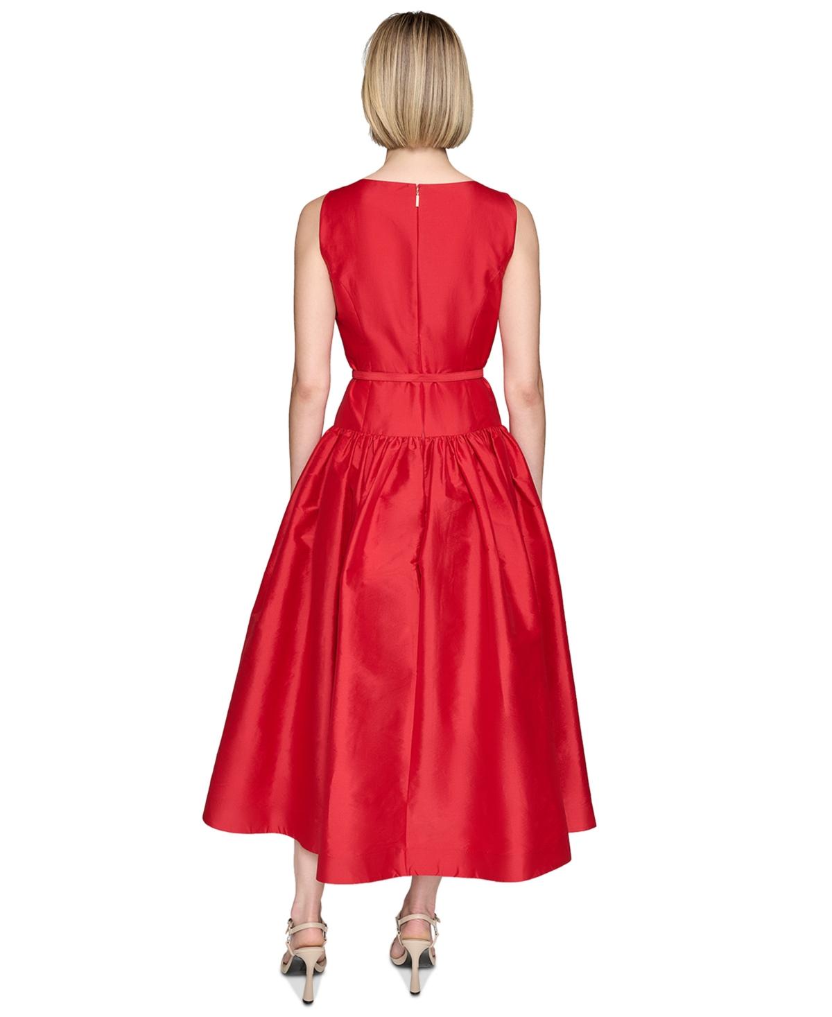 KARL LAGERFELD Taffeta Drop-waist Ball Gown in Purple | Lyst