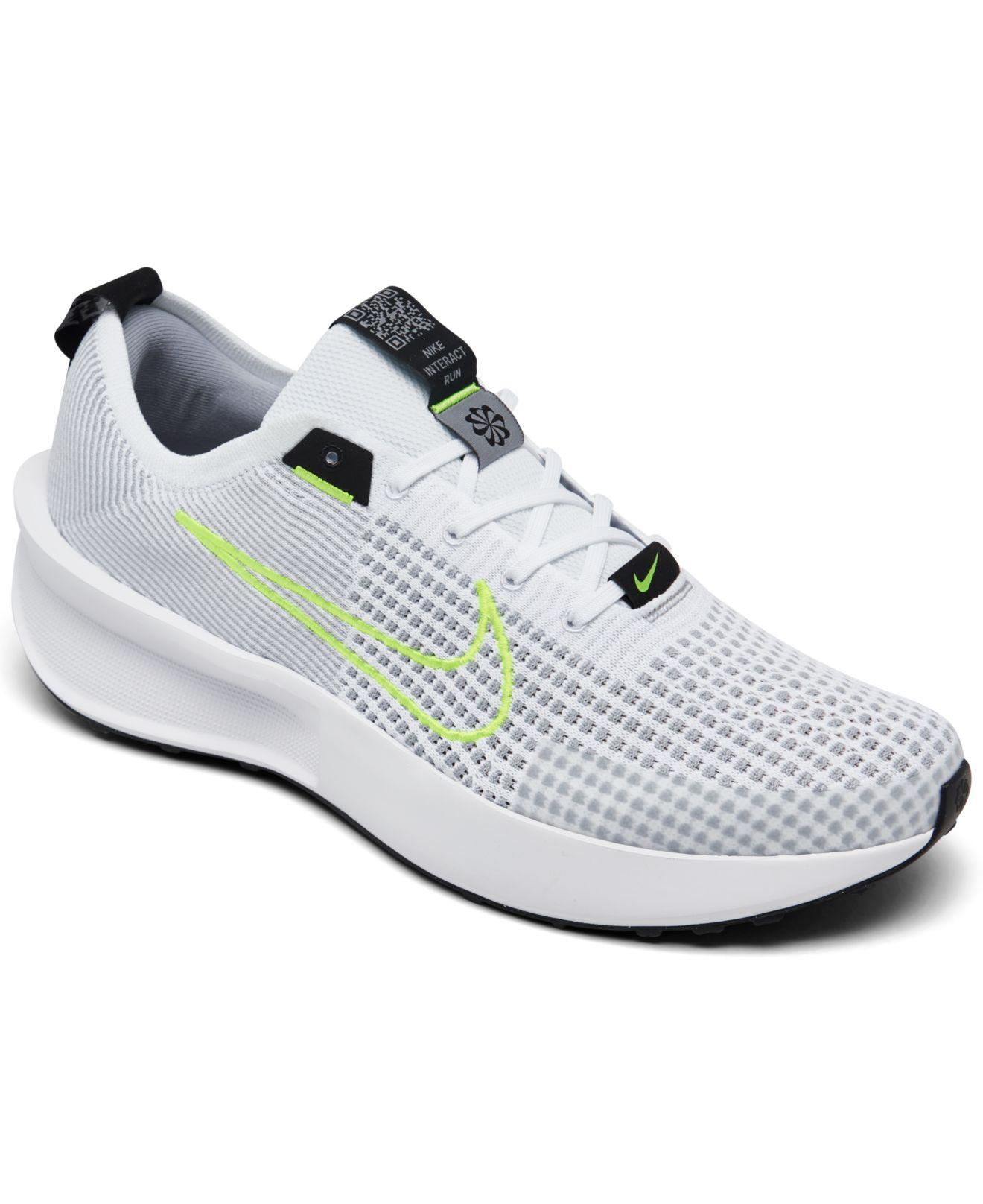 Nike Interact Run Running Sneakers From Finish Line in White for Men | Lyst